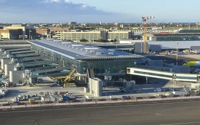 Timelapse Cantiere Aeroportuale: Quattro Anni di Monitoraggio del Nuovo Terminal di Fiumicino