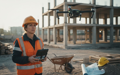 Passaggi monitoraggio cantieri con droni: guida completa