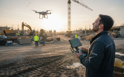 7 benefici delle riprese drone per i cantieri edili