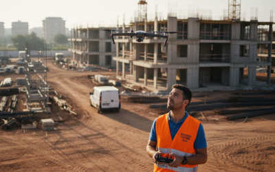Vantaggi Monitoraggio con Drone per Cantieri Italiani
