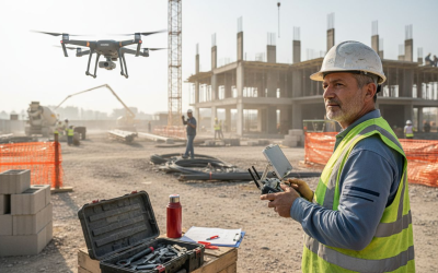 6 tipi di droni per monitoraggio cantieri e loro vantaggi