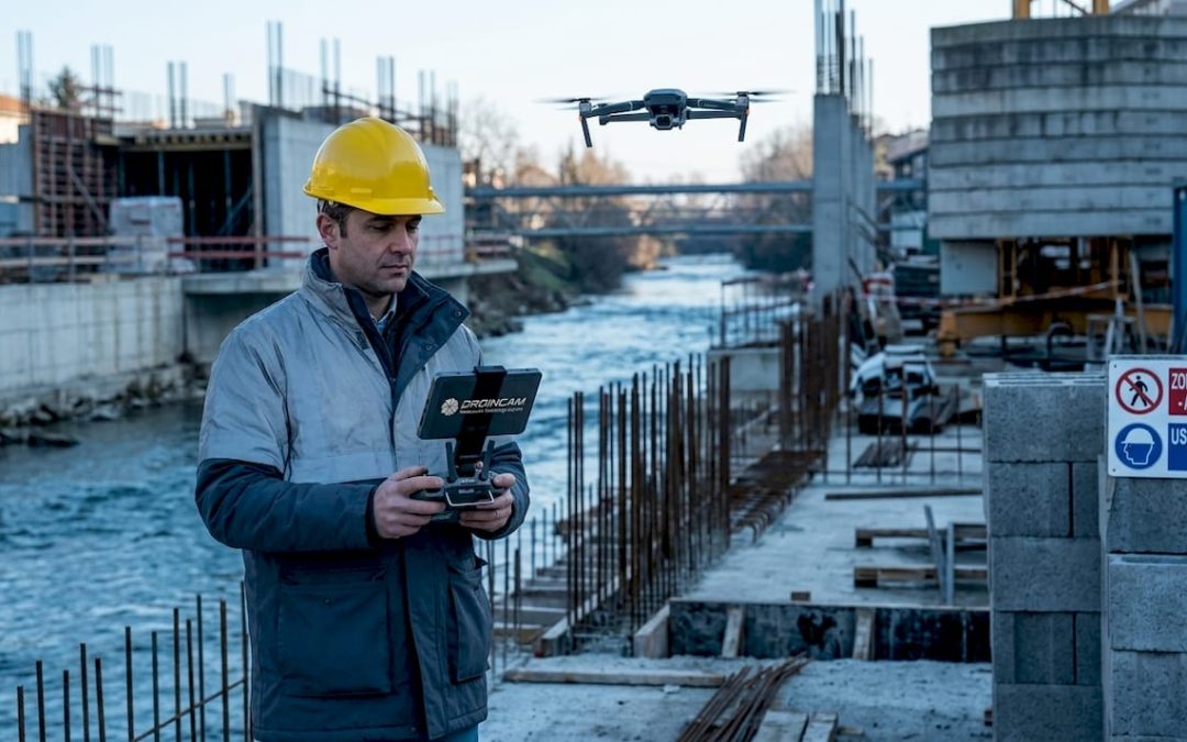 Benefici del monitoraggio con droni nei cantieri