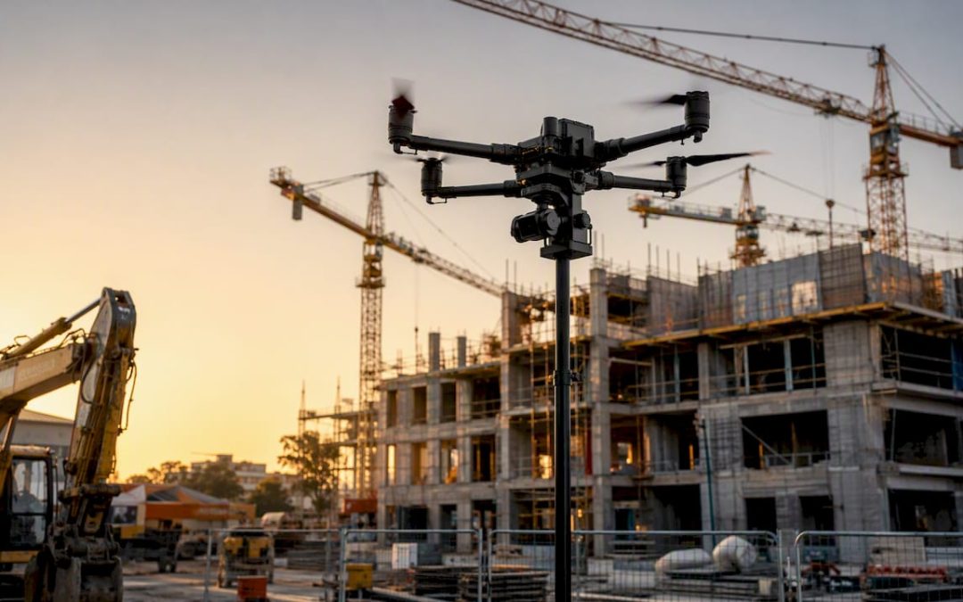 Droni per monitoraggio cantieri: guida operativa 2026